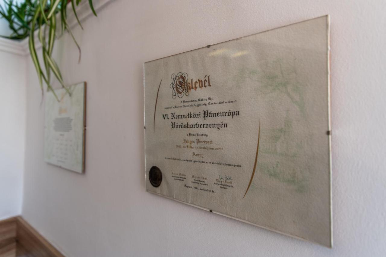 Fenyes Vinorium Bed and Breakfast Σόπρον Εξωτερικό φωτογραφία